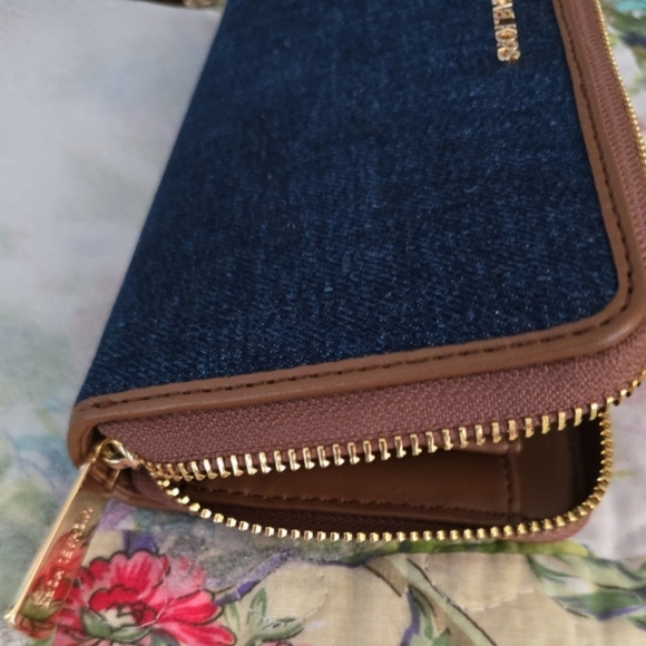 Michael Kors Denim wallet, clutch, wristlet, travel NWT - Picture 6 of 8